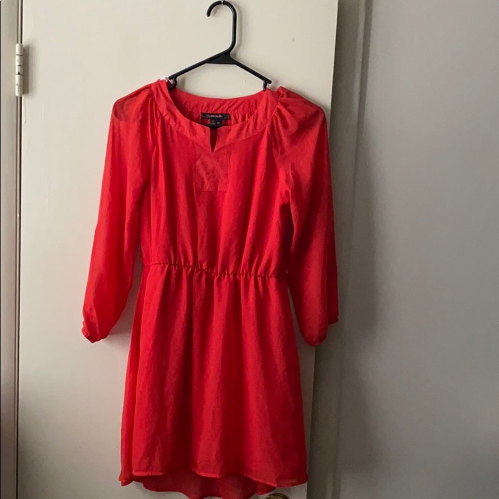 Red dress